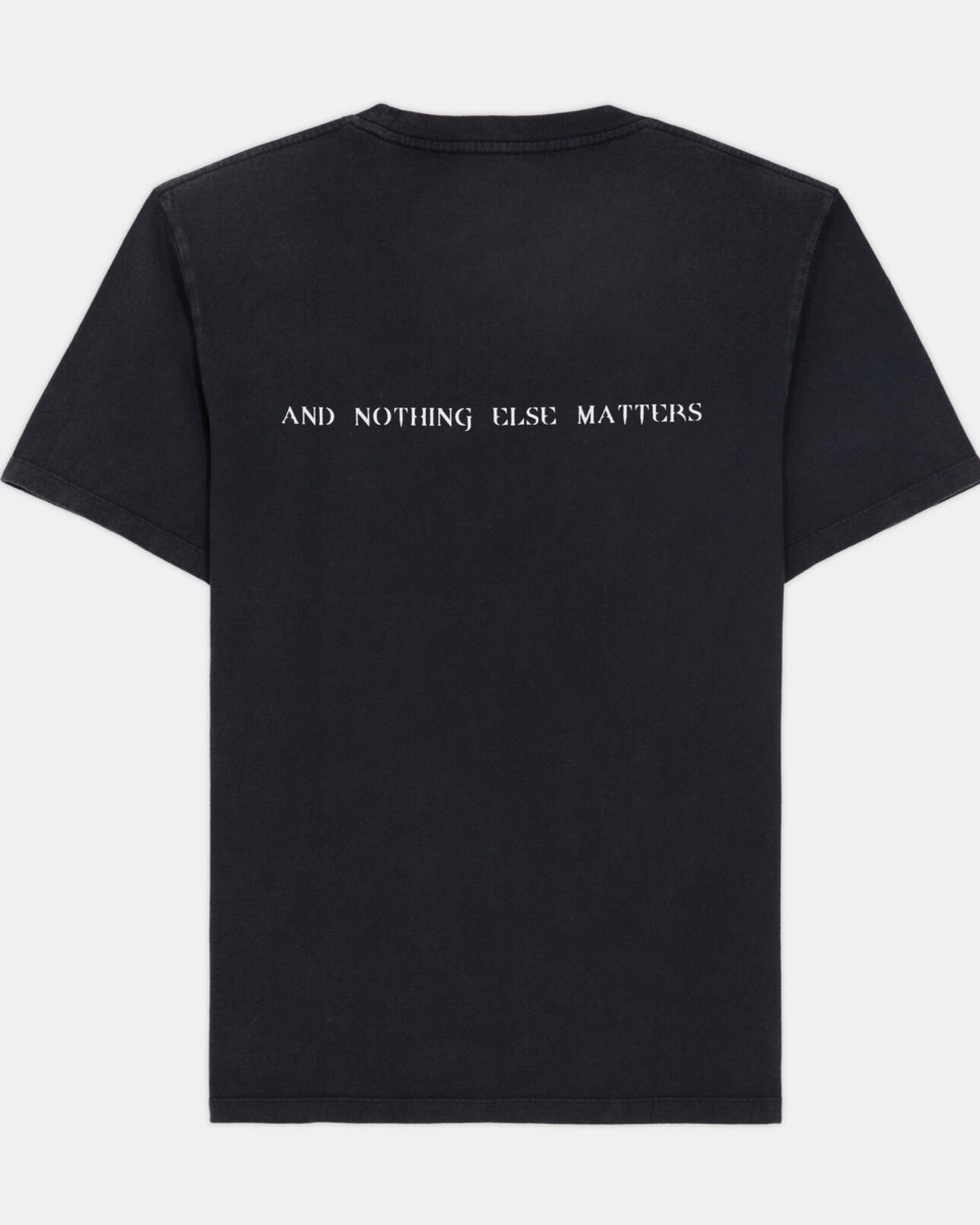 The Kooples HOMME BLACK WASHED t-shirt logo the kooples noir