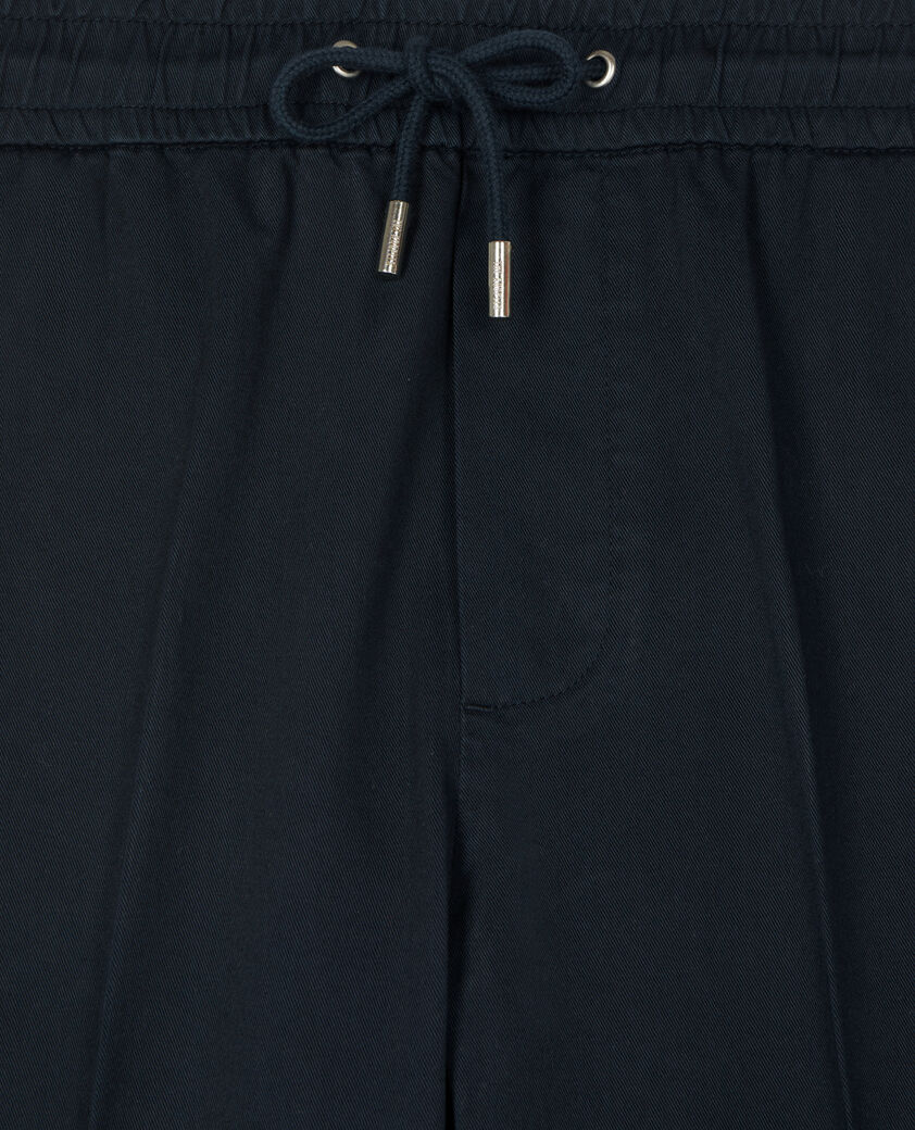 The Kooples MEN BLACK black straight-cut wool pants 