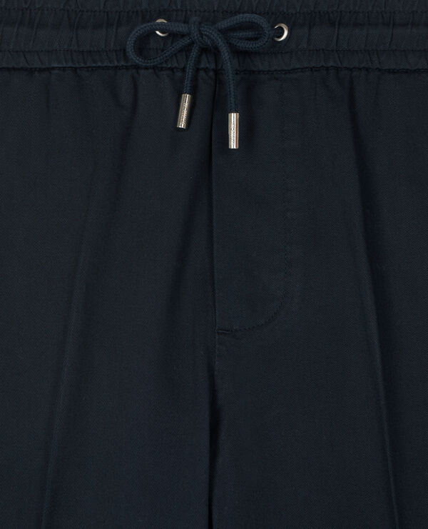 The Kooples HOMBRE BLACK pantalones negros de lana de corte recto 