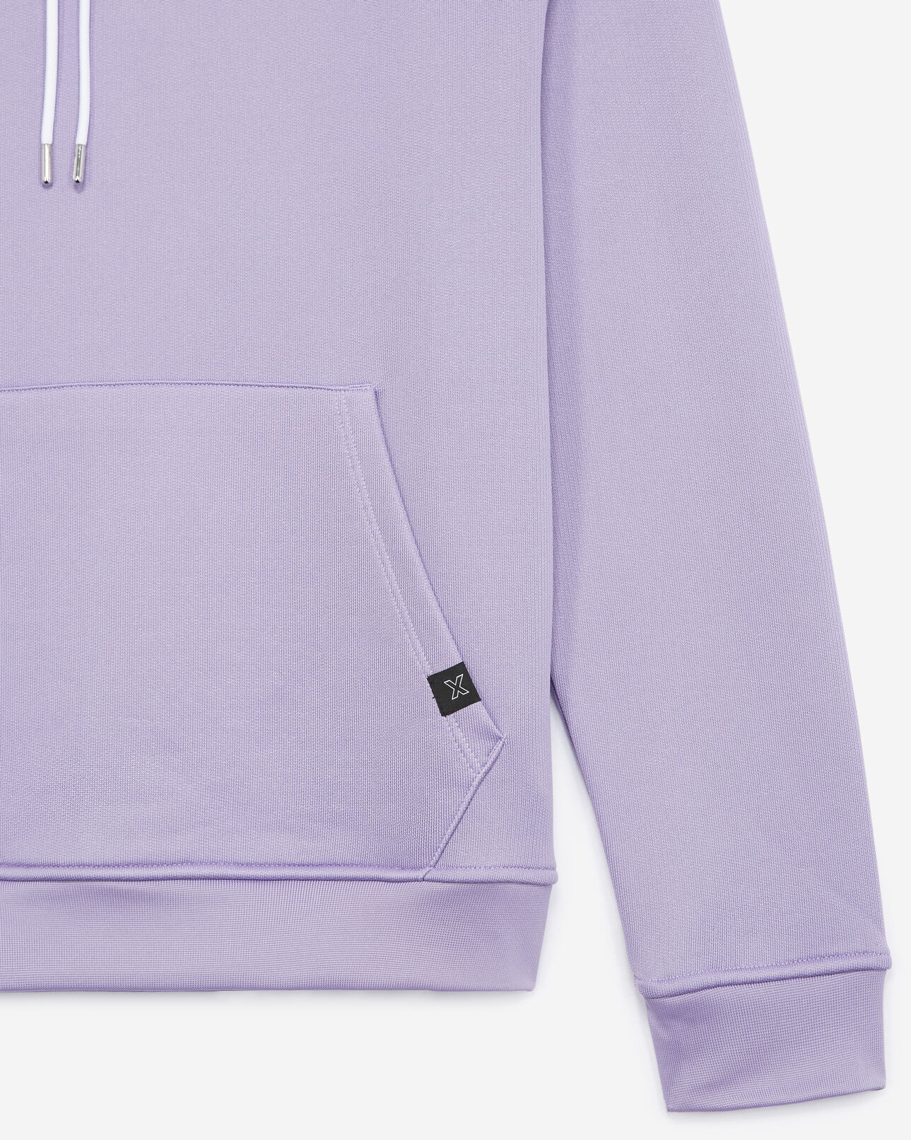 The Kooples MEN PURPLE purple sweatshirt with printed hood 