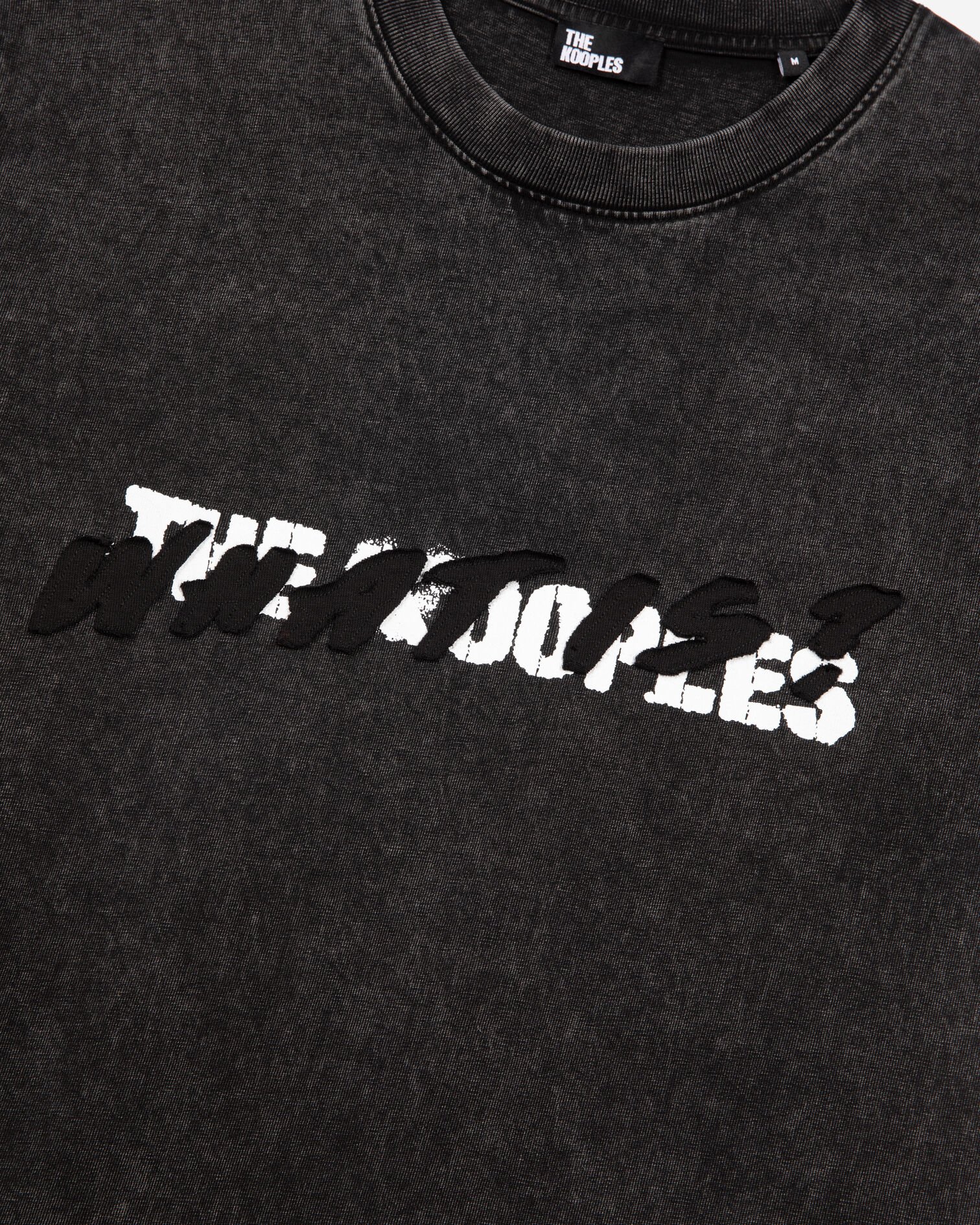 T-shirt What is noir, BLACK WASHED, hi-res image number null