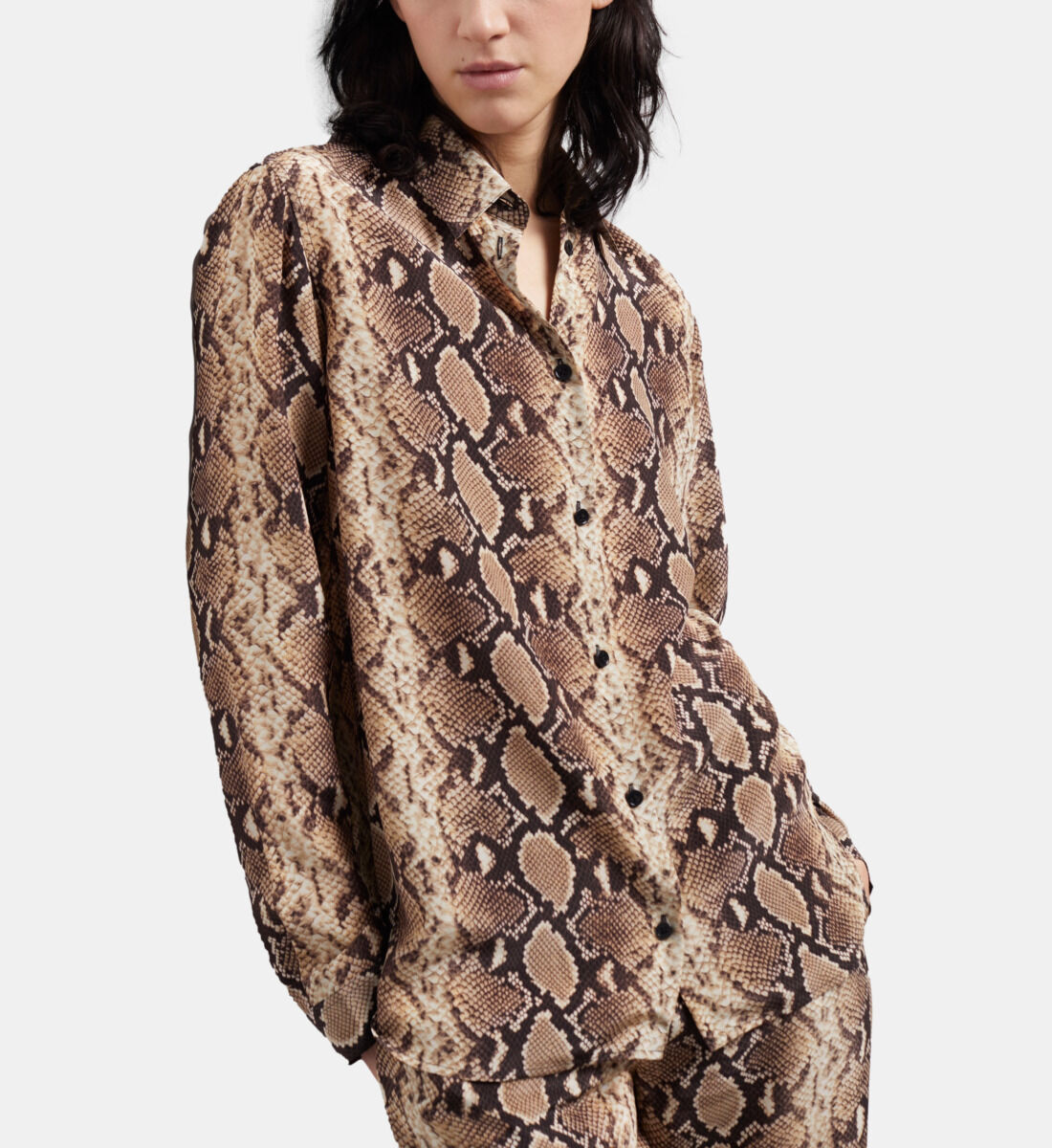 Snakeskin shirt deals