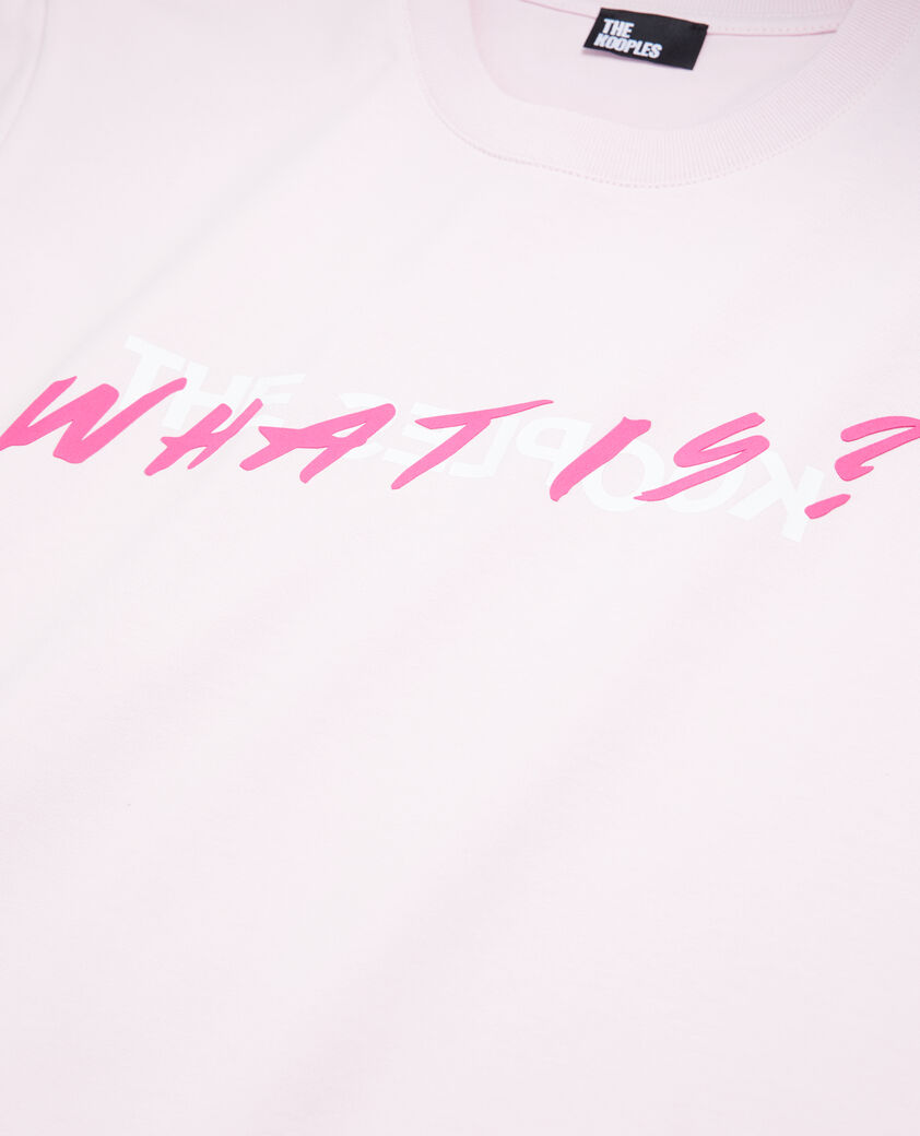 The Kooples FEMME PALE PINK t-shirt what is rose