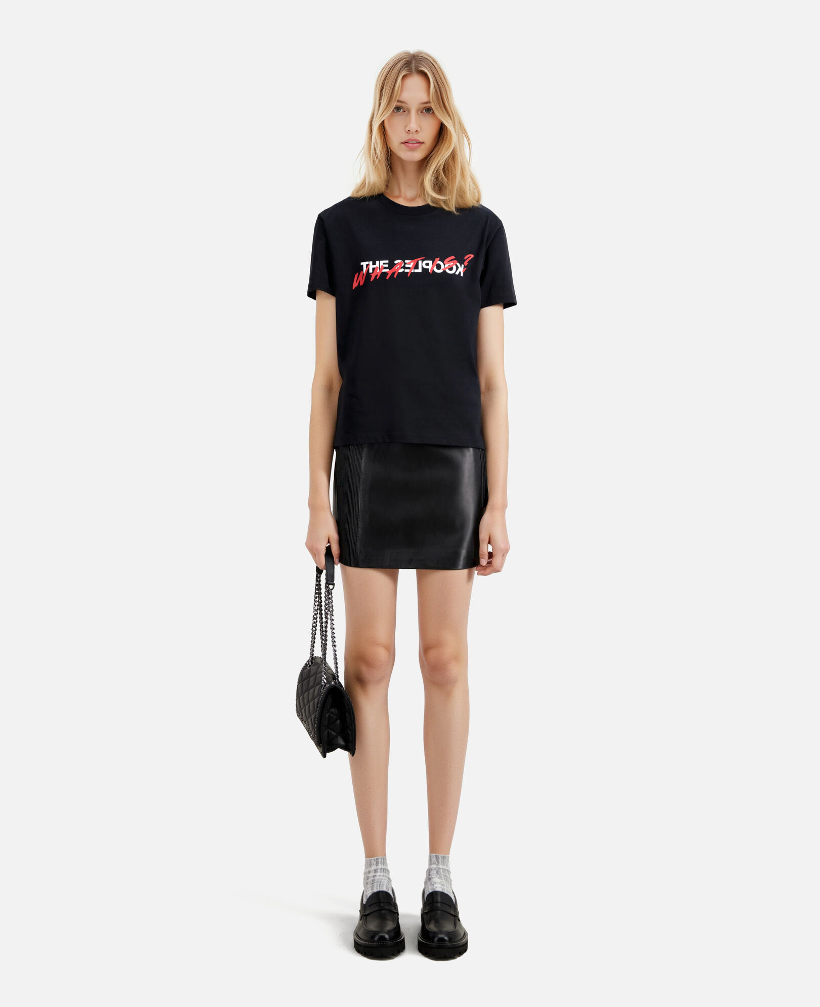 The Kooples FEMME BLACK t-shirt what is noir