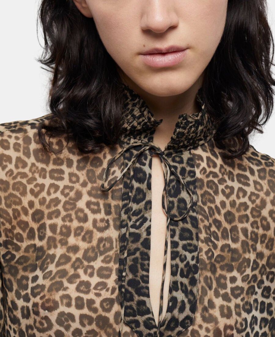 The Kooples FEMME LEOPARD blouse léopard