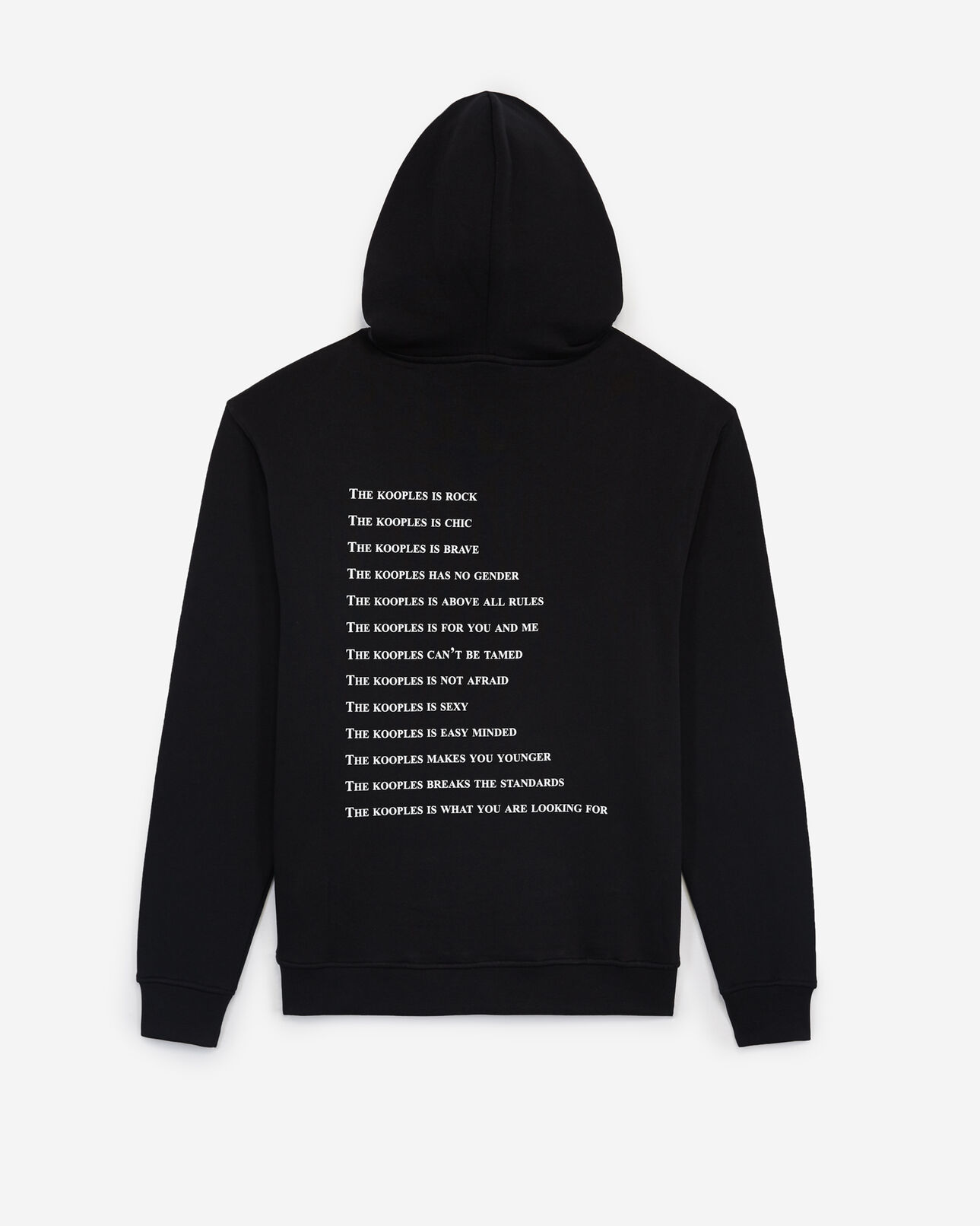 The Kooples HOMME BLACK sweat noir sérigraphie what is