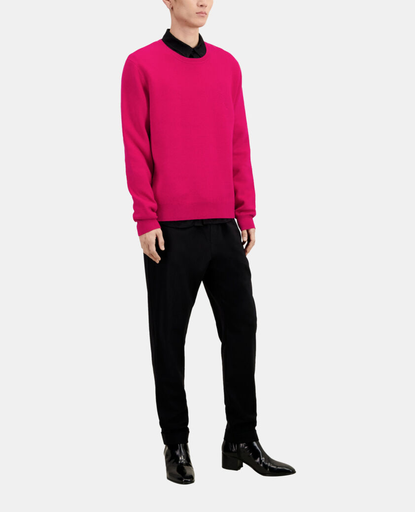 The Kooples HOMME CHERRY pull en laine mélangée avec broderie rouge