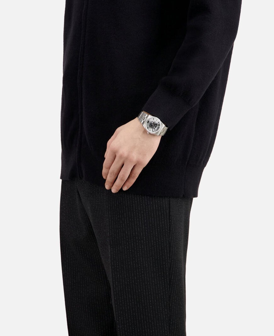 The Kooples MIXED SILVER la tiger silver watch