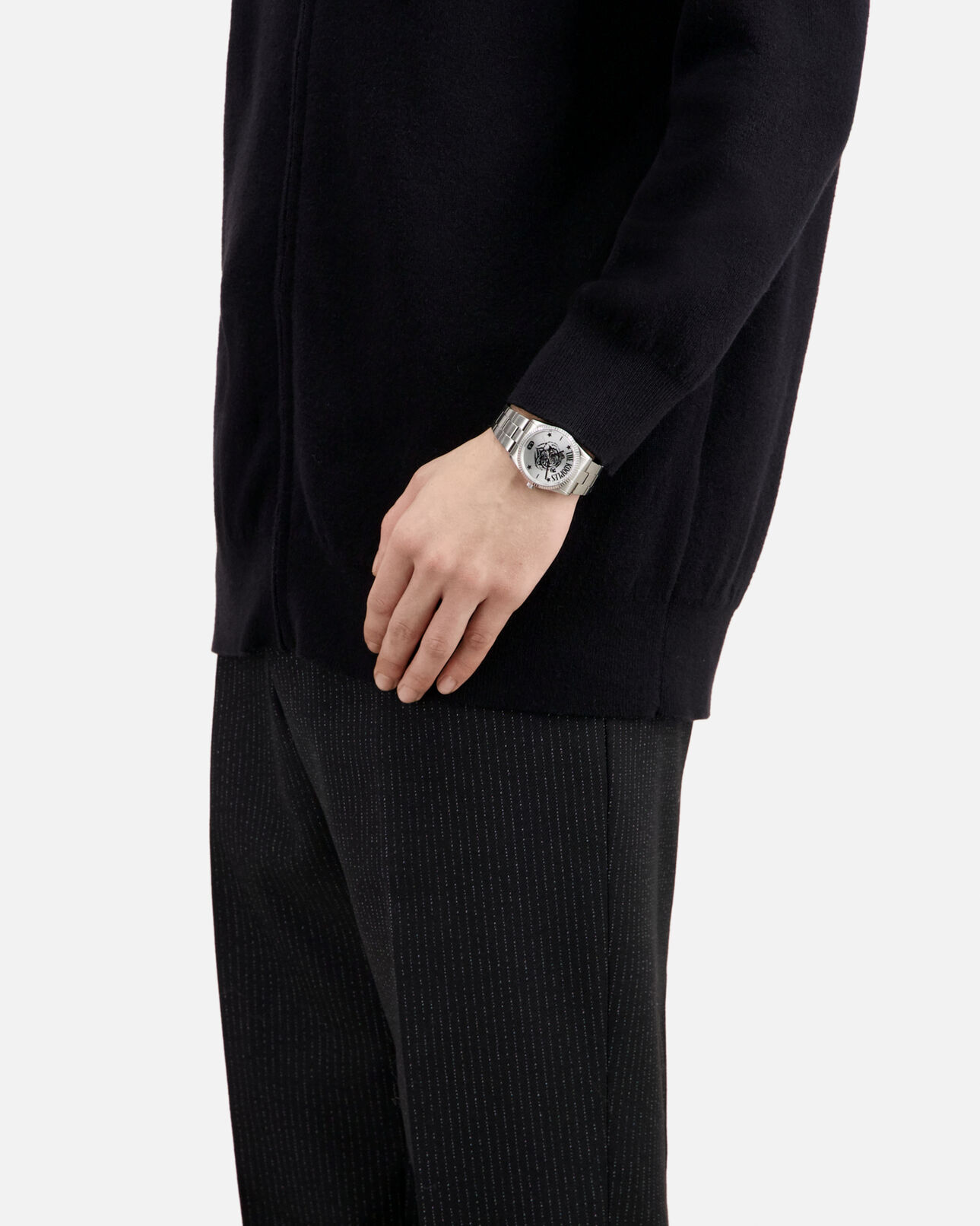 The Kooples MIXED SILVER la tiger silver watch