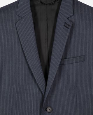 The Kooples HOMBRE BLUE chaqueta de traje de lana de rayas azules