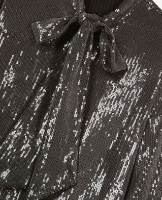 The Kooples WOMEN GREY grey sequined shirt