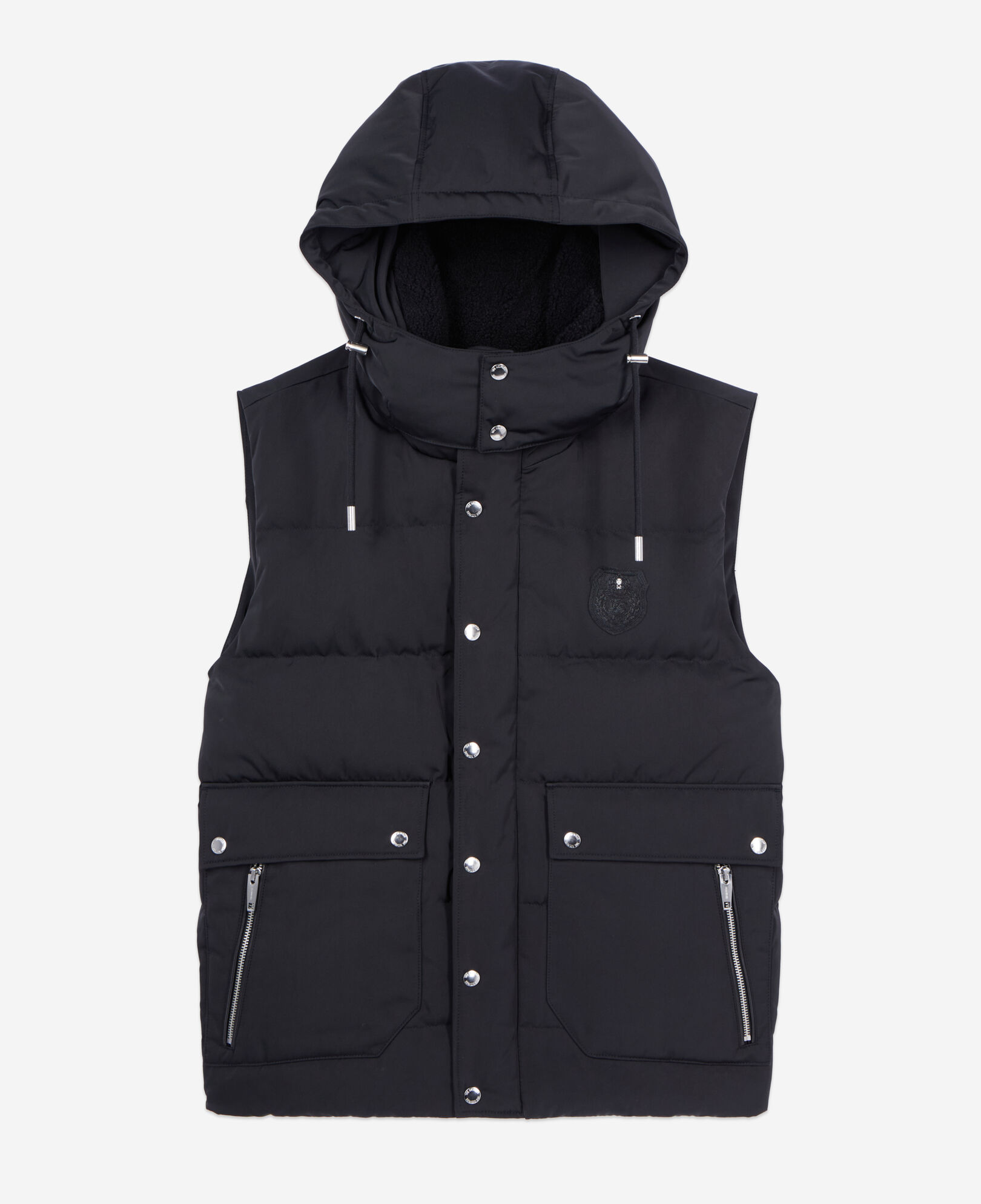 The Kooples HOMME BLACK doudoune sans manches noire