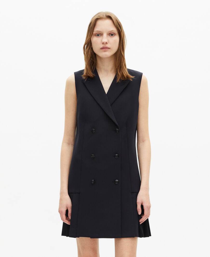 The Kooples WOMEN NAVY short navy suit dress
