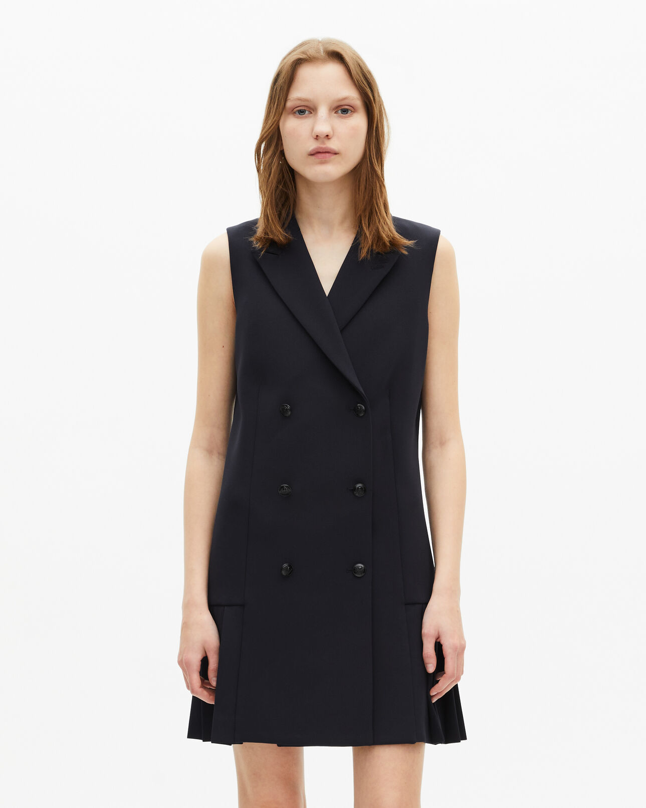 The Kooples WOMEN NAVY short navy suit dress