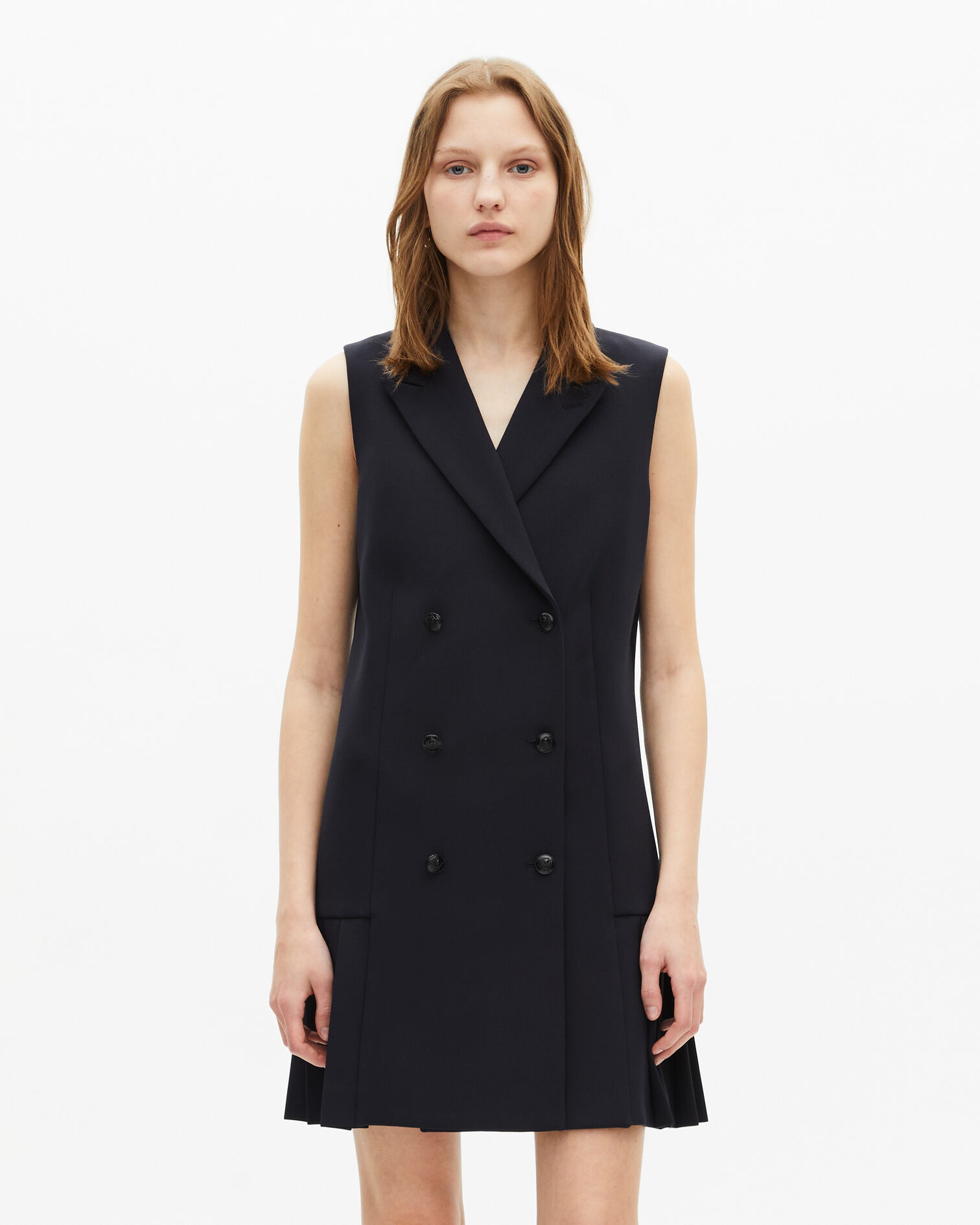 Short navy suit dress, NAVY, hi-res image number null