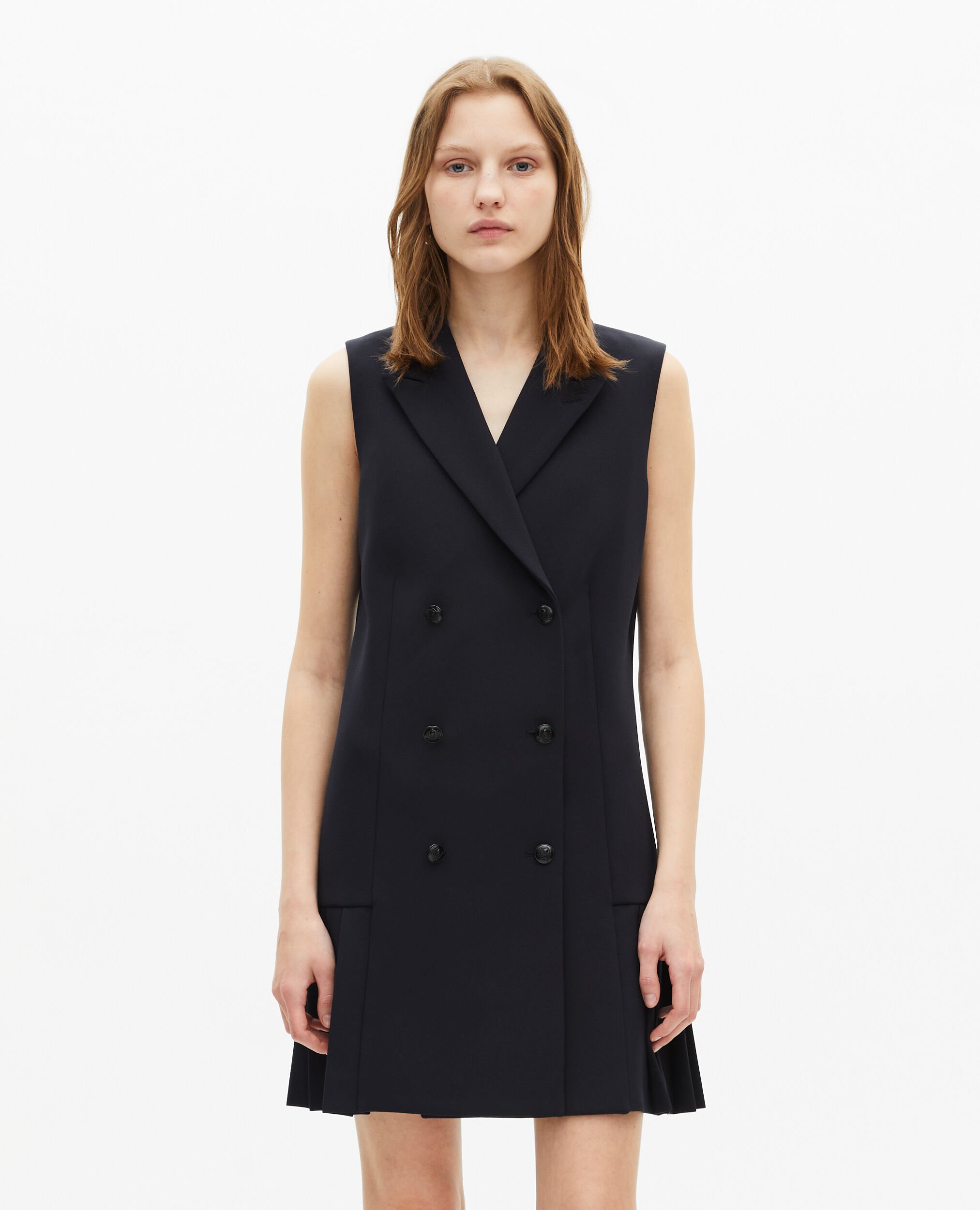 Short navy suit dress, NAVY, hi-res image number null