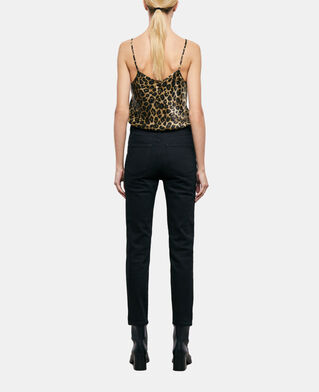 The Kooples F BLACK black slim-fit jeans