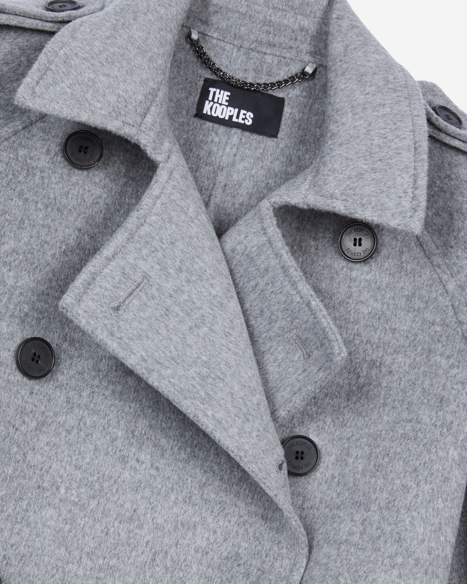 Manteau style trench gris, GREY, hi-res image number null
