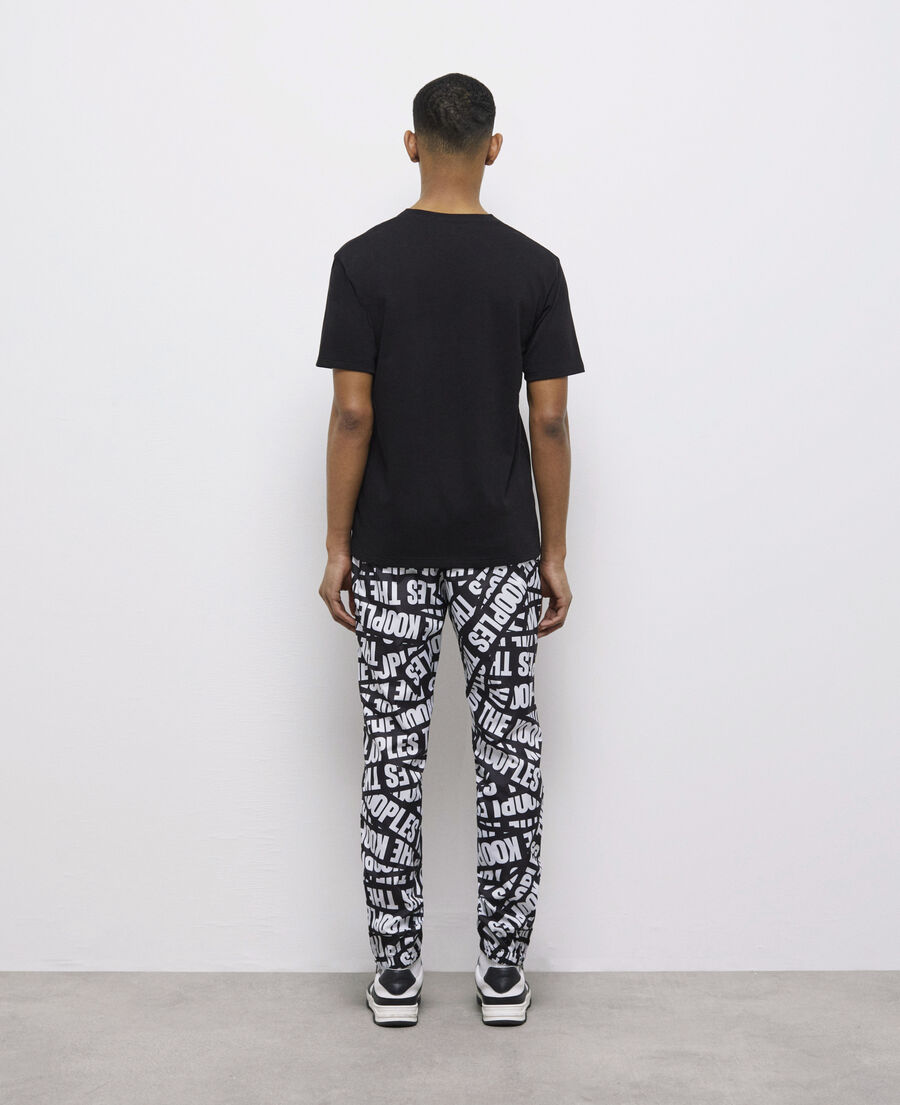 men's the kooples black logo t-shirt
