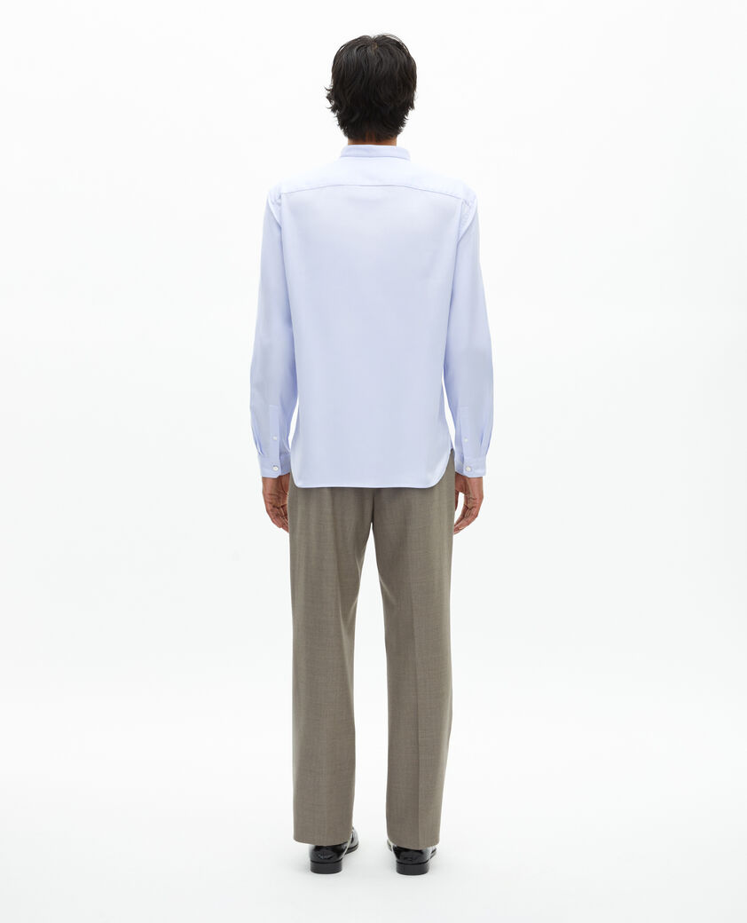 The Kooples HOMBRE BLUE camisa azul claro con cuello de oficial