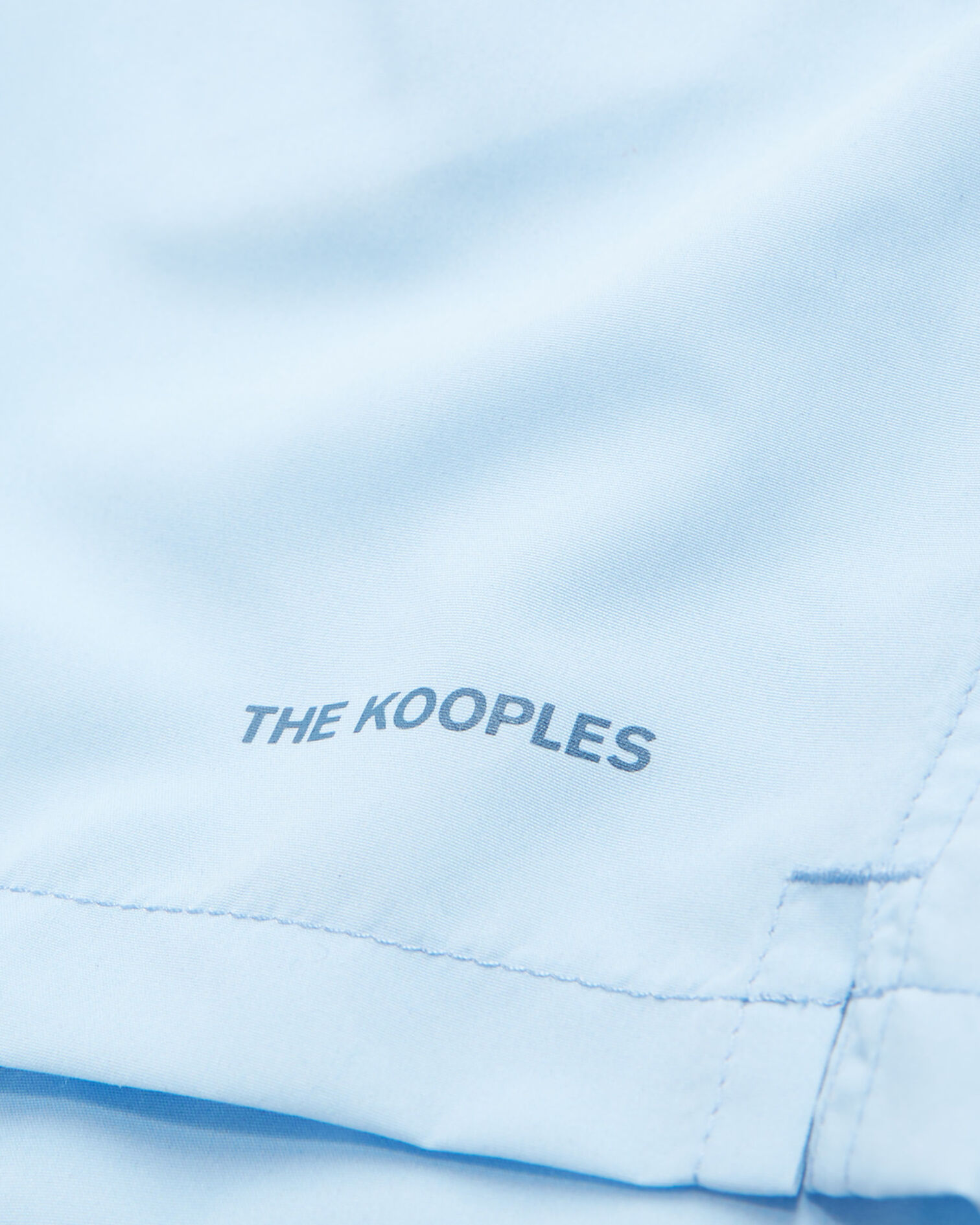 Blue technical swim shorts with small logo, LIGHT BLUE, hi-res image number null