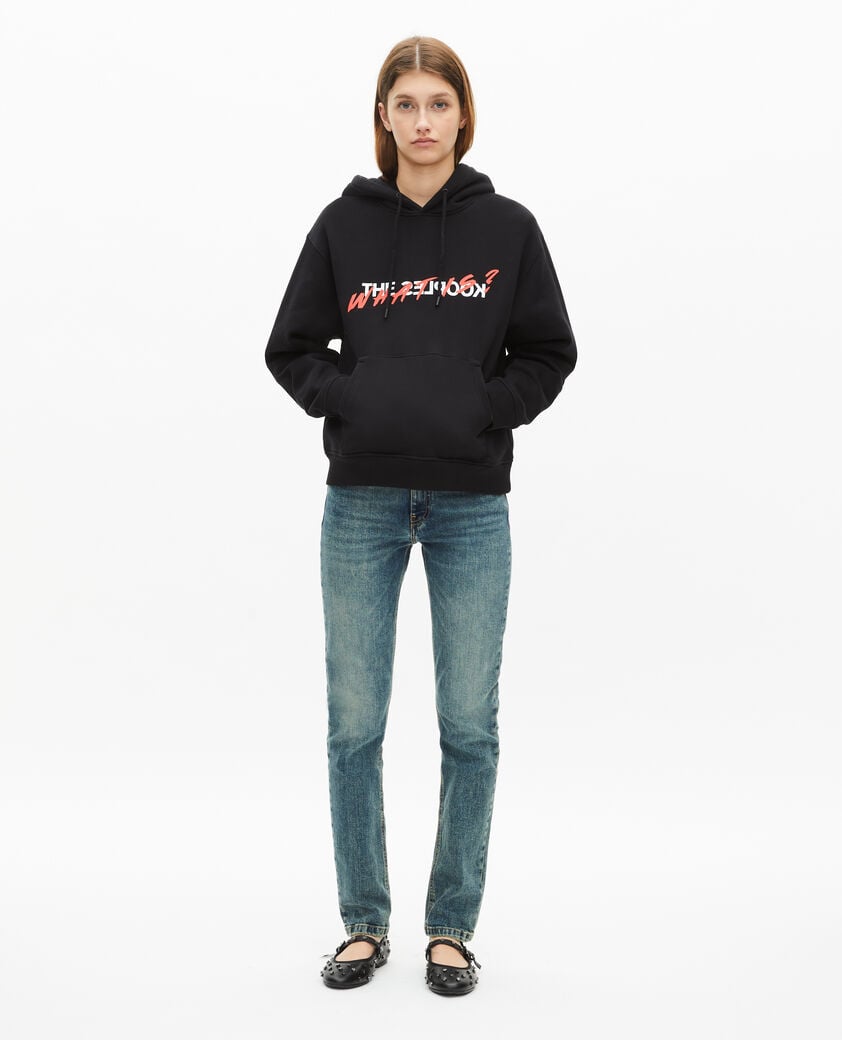 The Kooples MUJER BLACK sudadera capucha what is negra