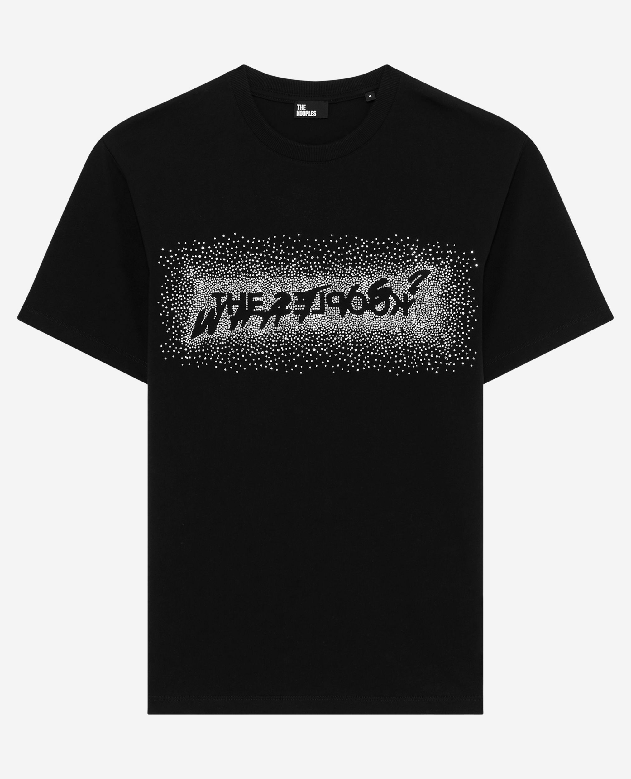 T-shirt What is à strass noir, BLACK, hi-res image number null