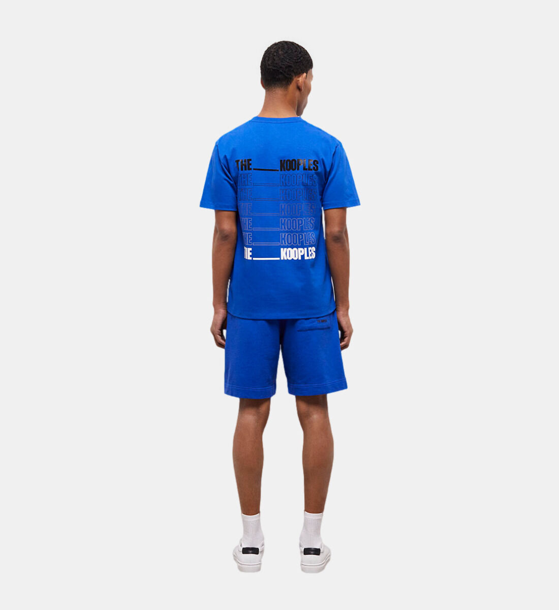 T shirt Homme logo The Kooples bleu