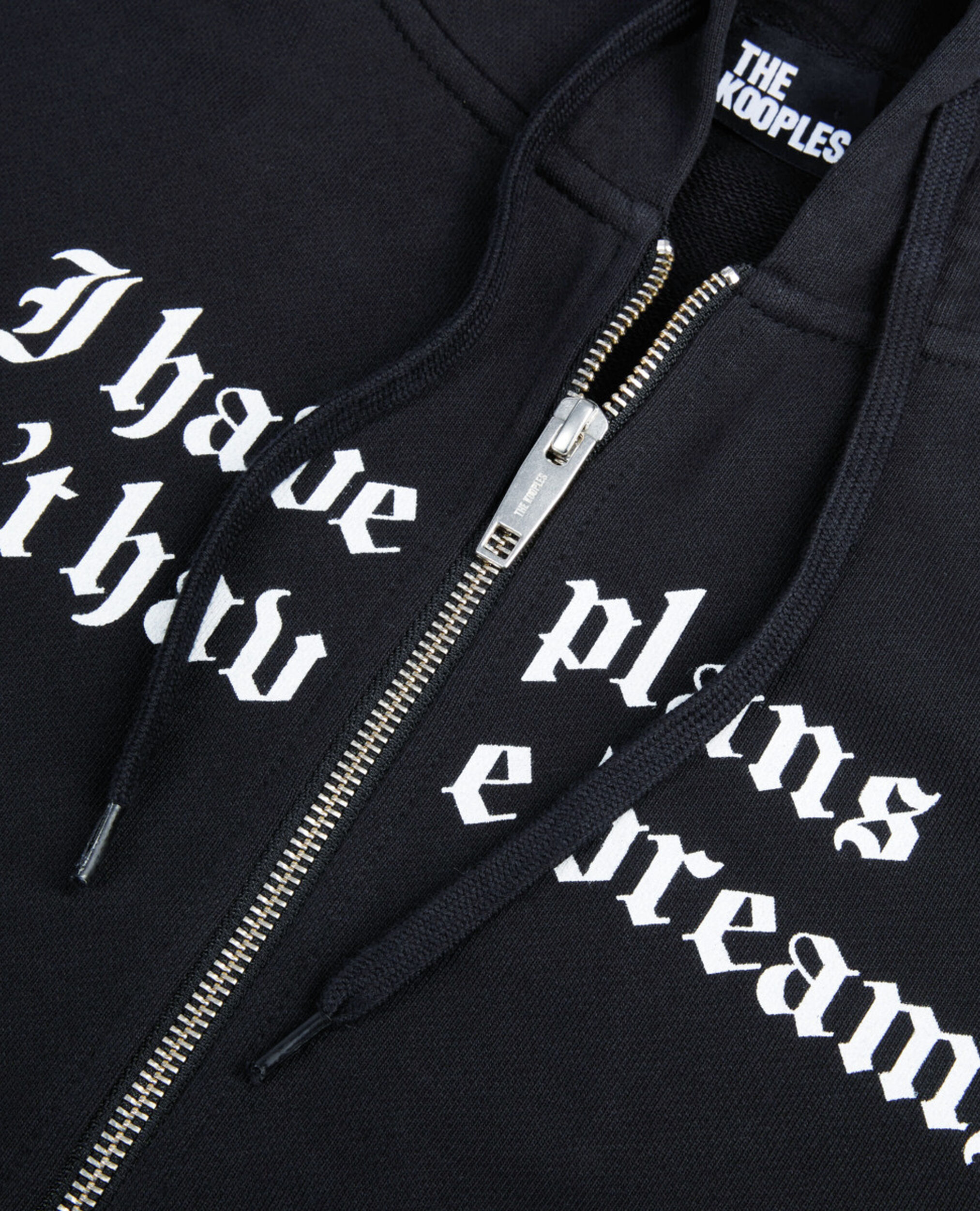 Black hoodie with serigraphy, BLACK WASHED, hi-res image number null