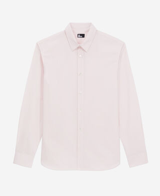 The Kooples HOMME PASTEL PINK chemise rose en popeline