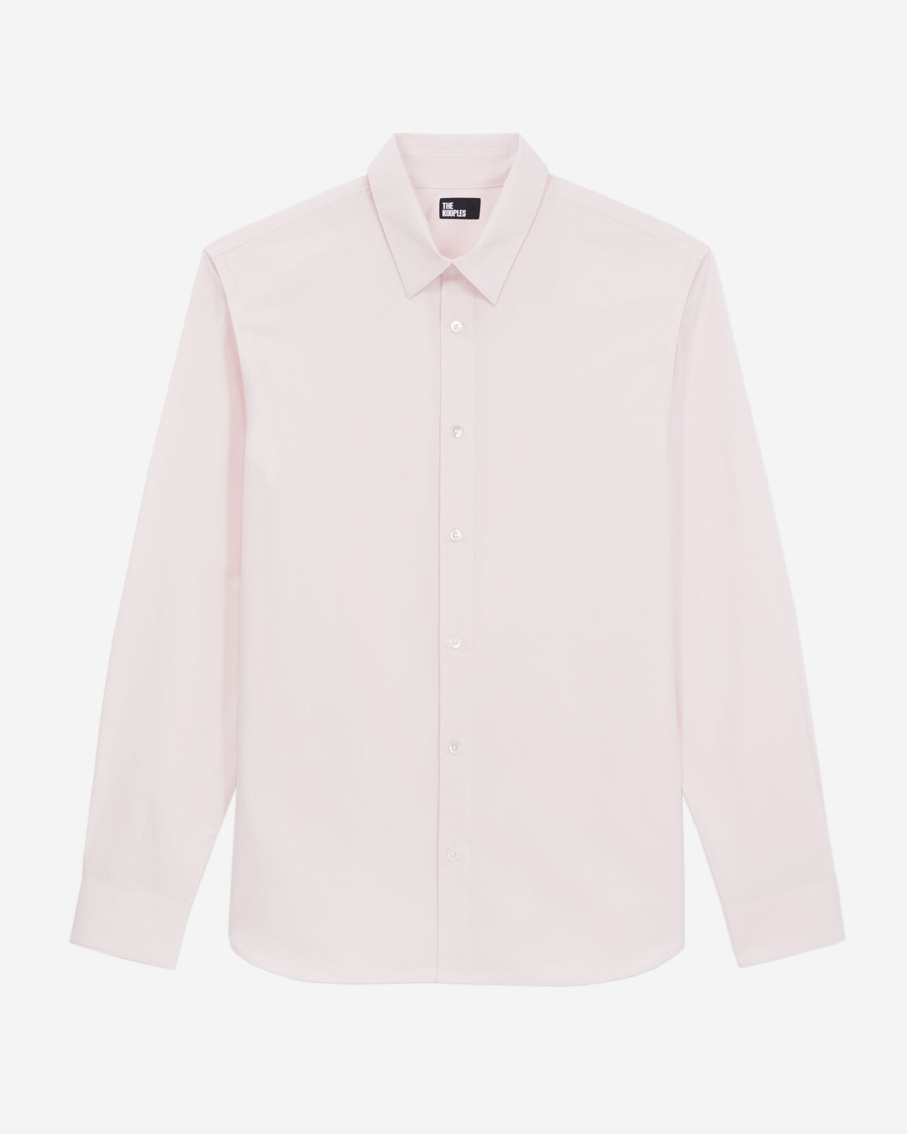 The Kooples HERREN PASTEL PINK rosa hemd aus popeline