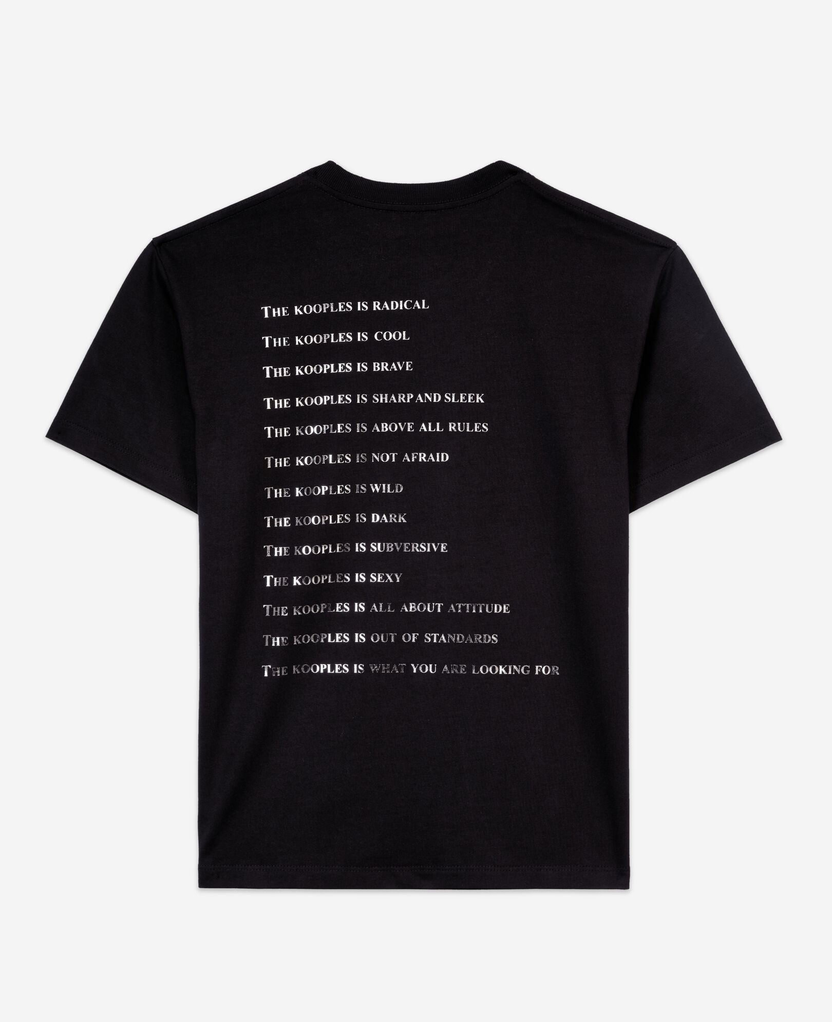 The Kooples MUJER BLACK camiseta mujer what is negra estrás