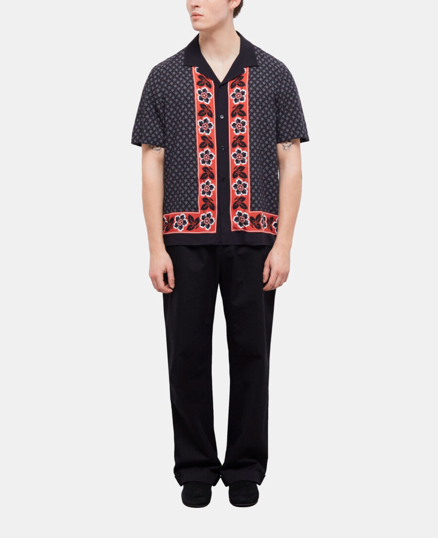 The Kooples H BLACK printed shirt