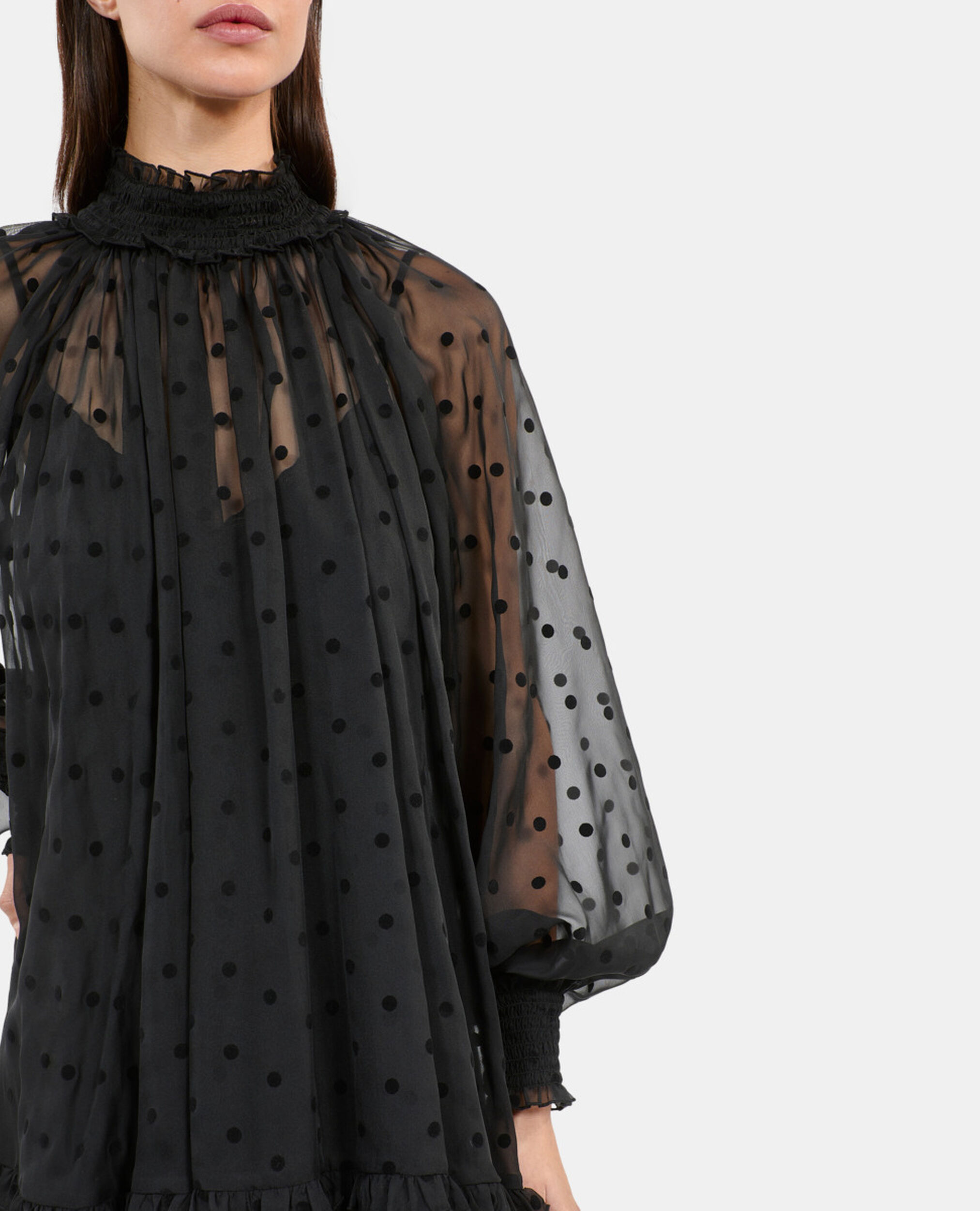 Short black dress, BLACK, hi-res image number null