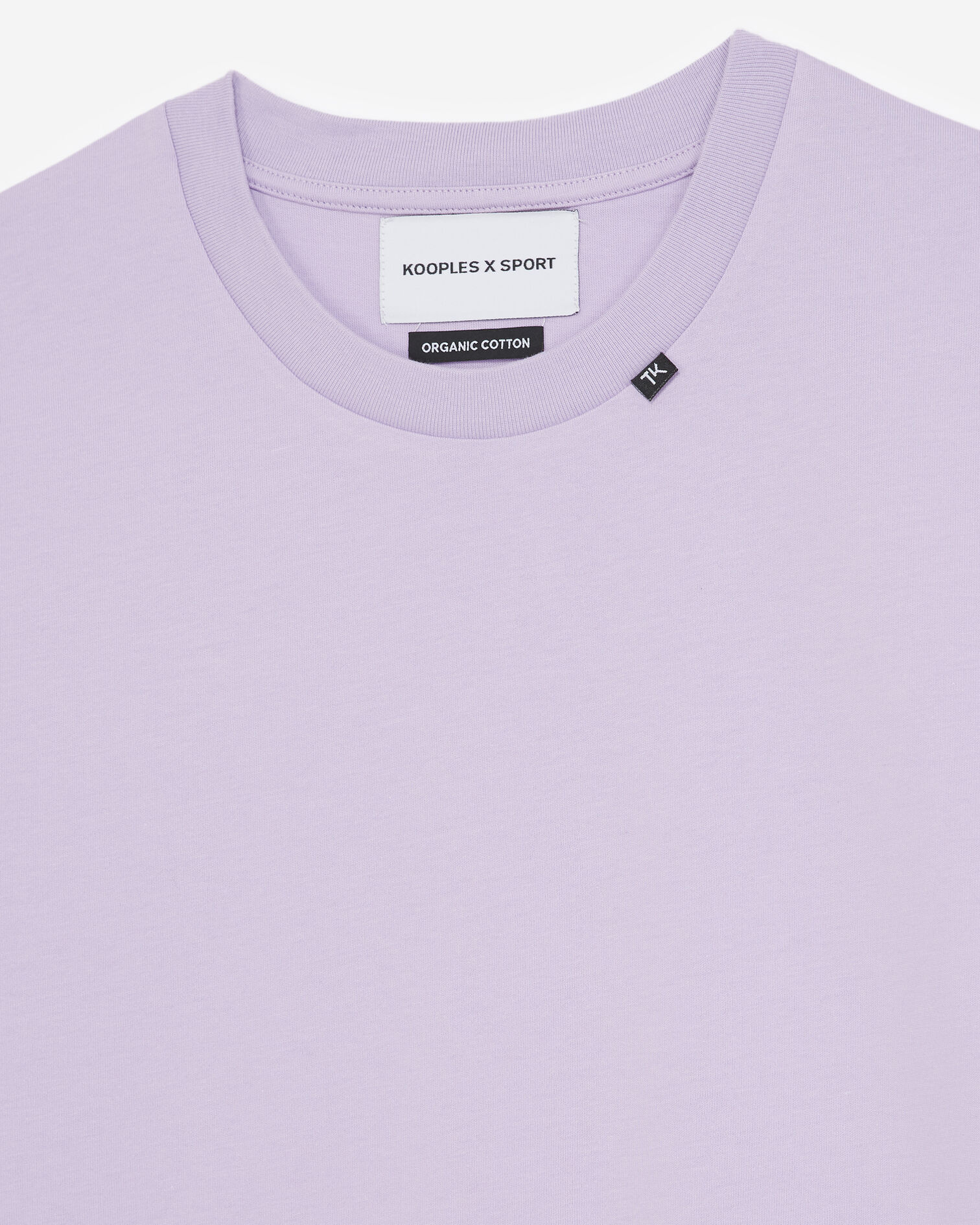 Light purple cotton T-shirt with logo, LIGHT PURPLE, hi-res image number null