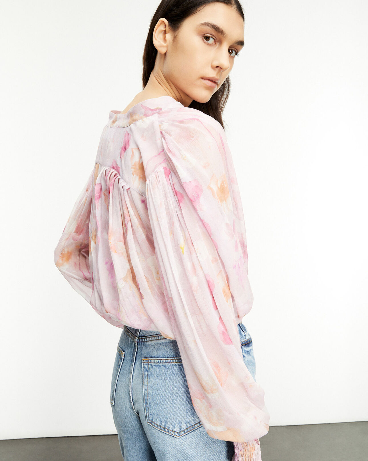 The Kooples WOMEN PINK pink printed blouse