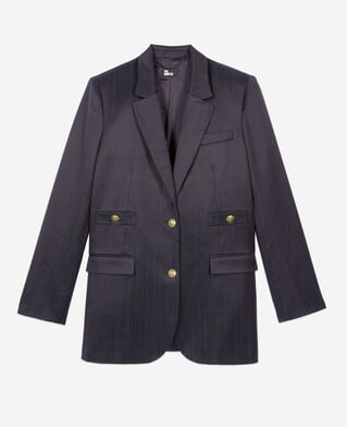 The Kooples F NAVY navy blue suit jacket