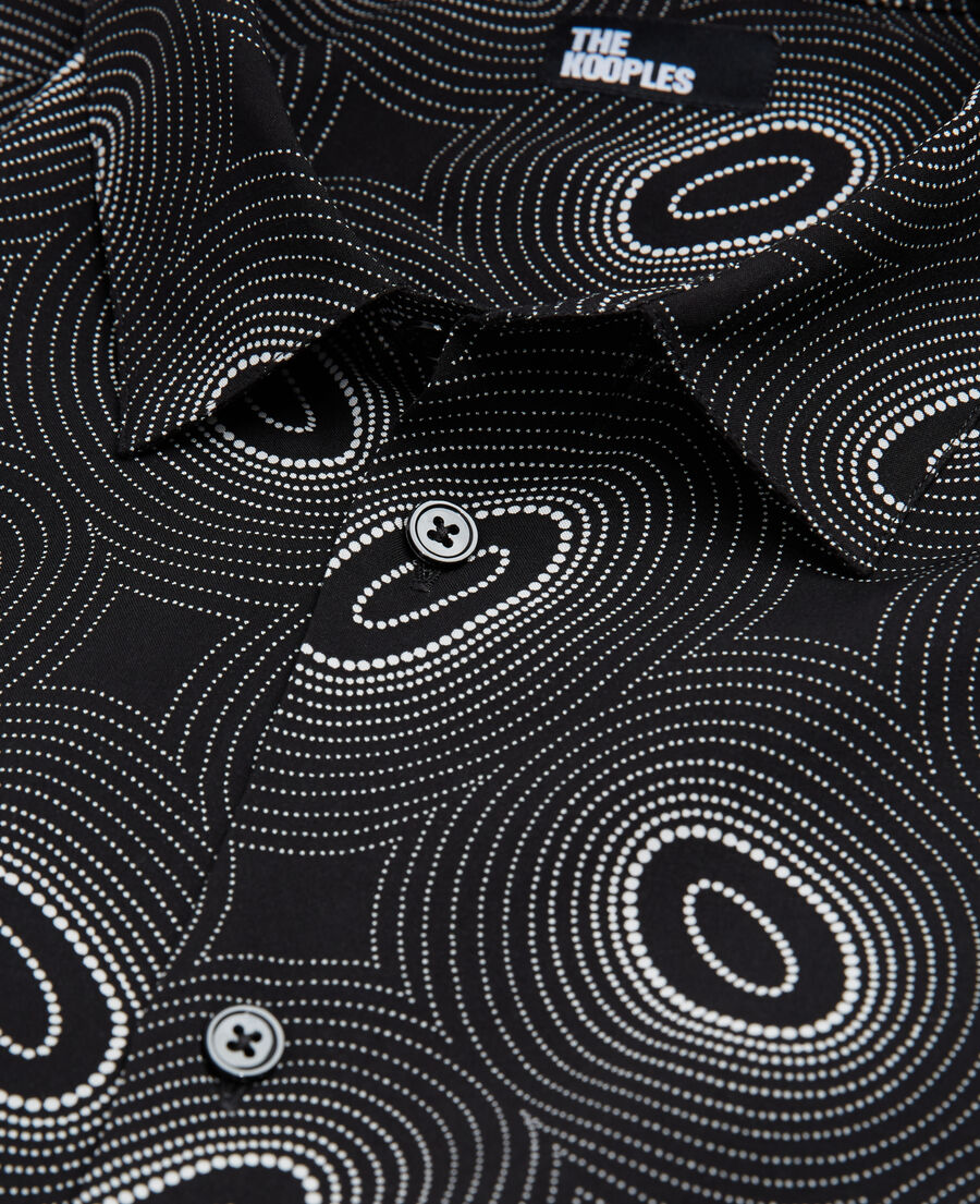 chemise col classique imprimée