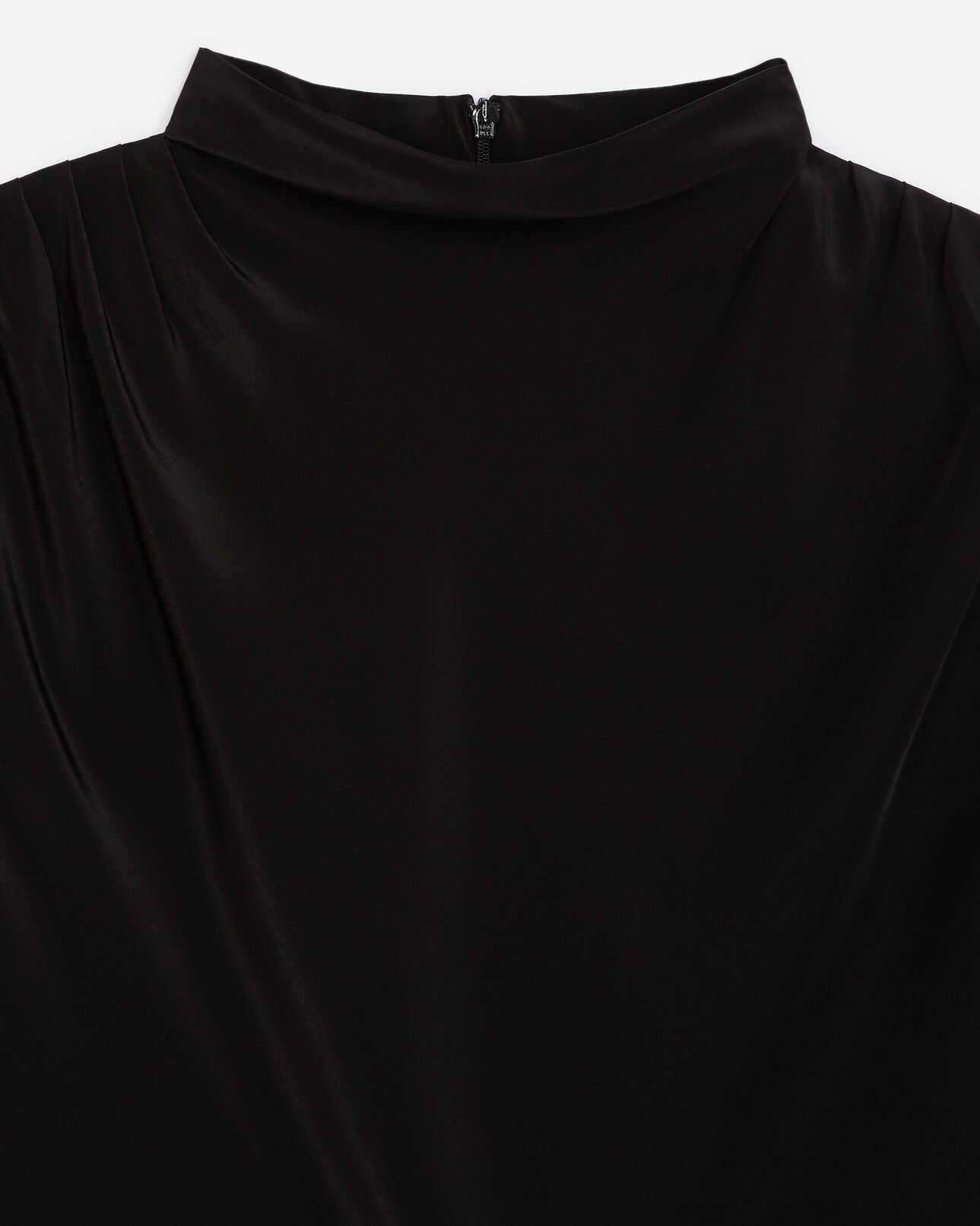 The Kooples WOMEN BLACK flowing black top with gathering