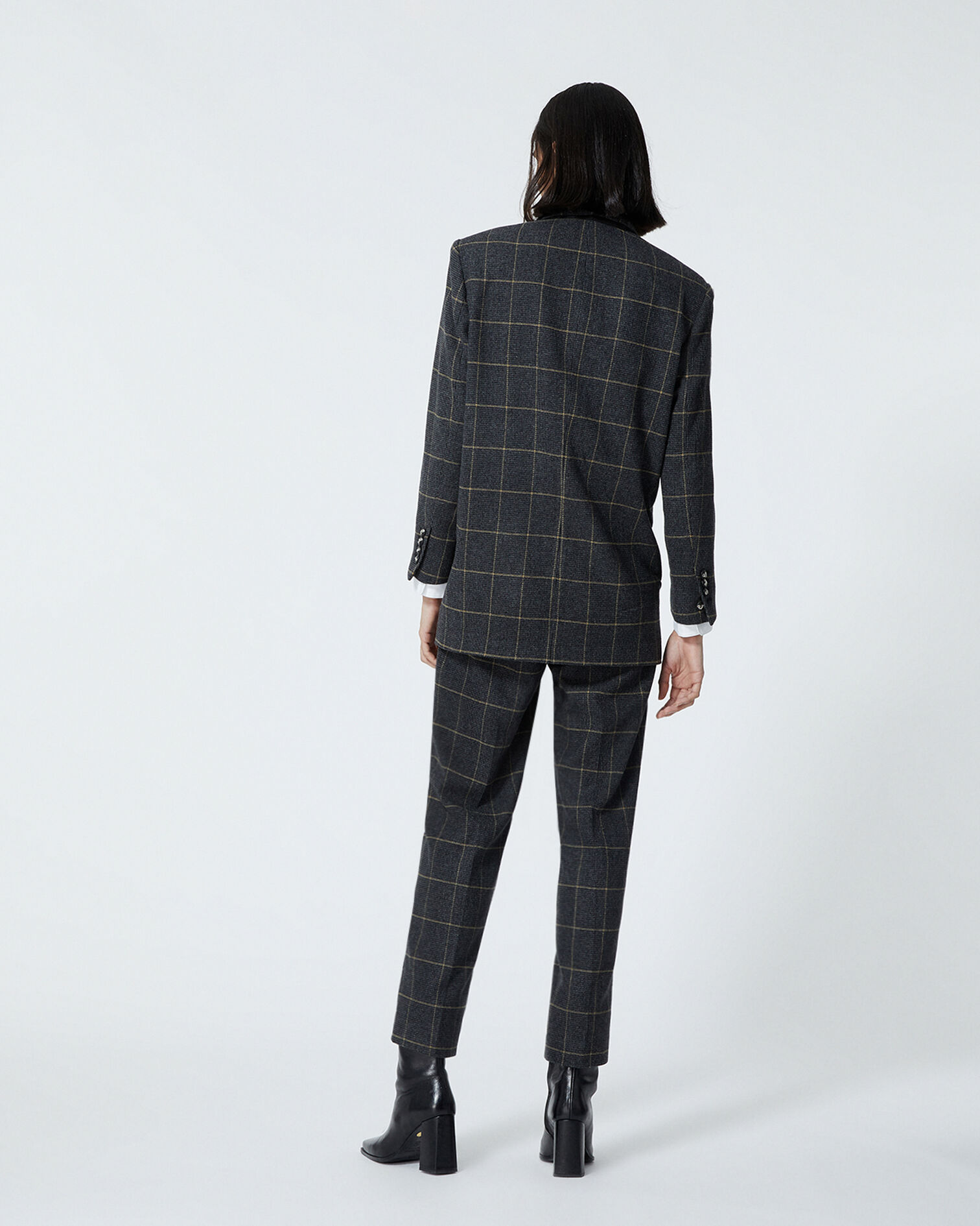 Flowing jacket with Prince-of-Wales motif, OCRE, hi-res image number null