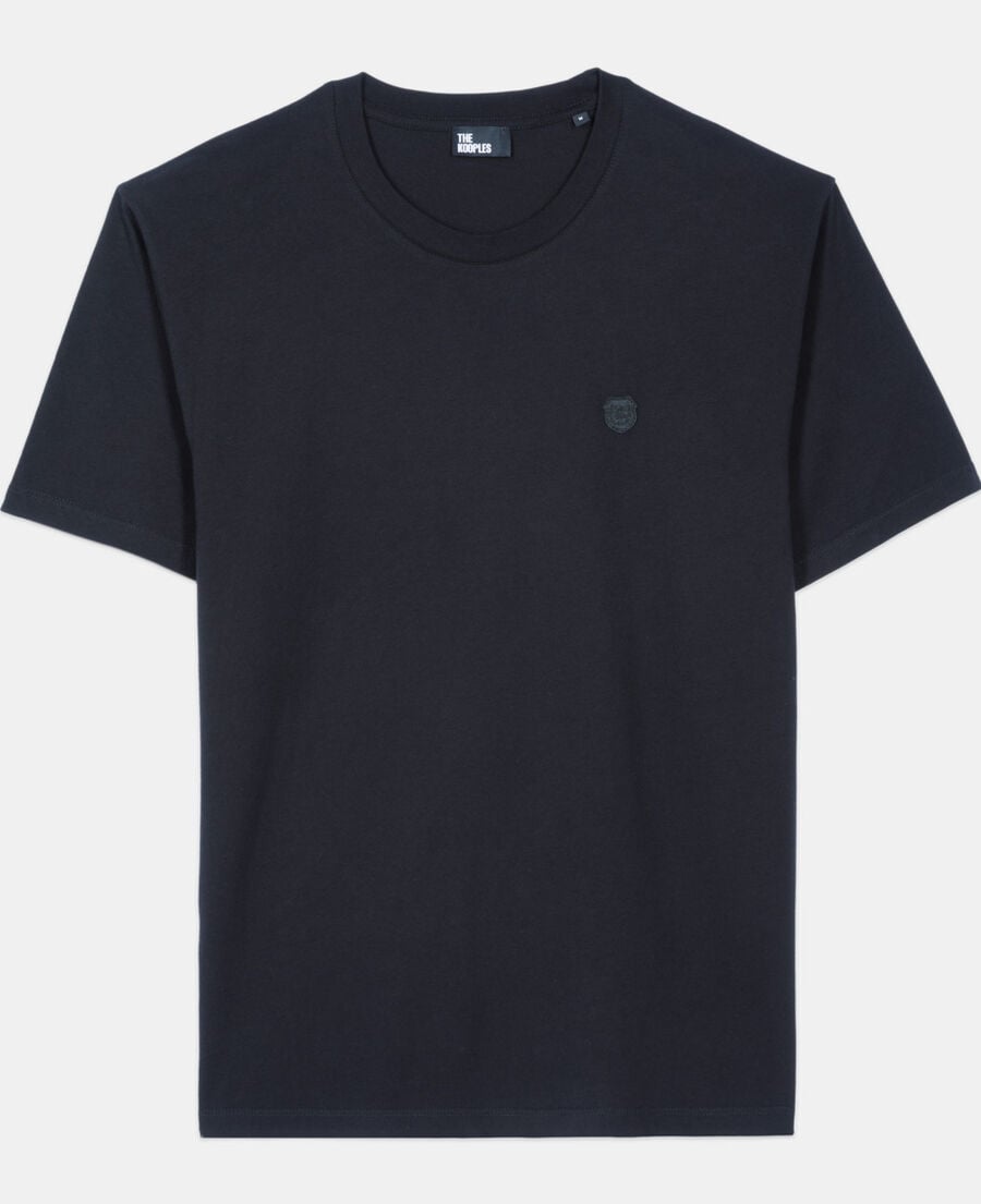 The Kooples HOMME BLACK t-shirt blason noir