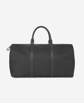 The Kooples MEN BLACK black weekend bag with removable chain