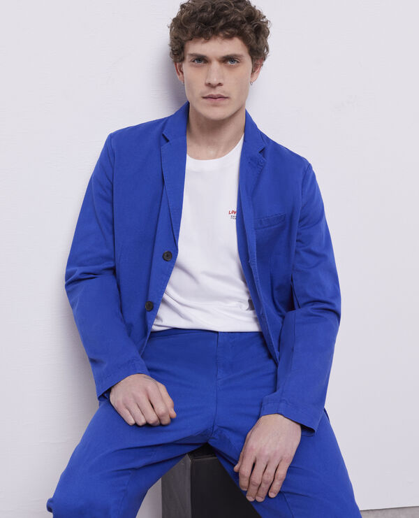 blue cotton jacket