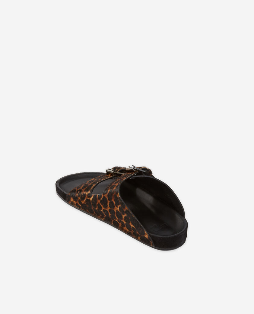 The Kooples WOMEN LEOPARD leopard print sandals