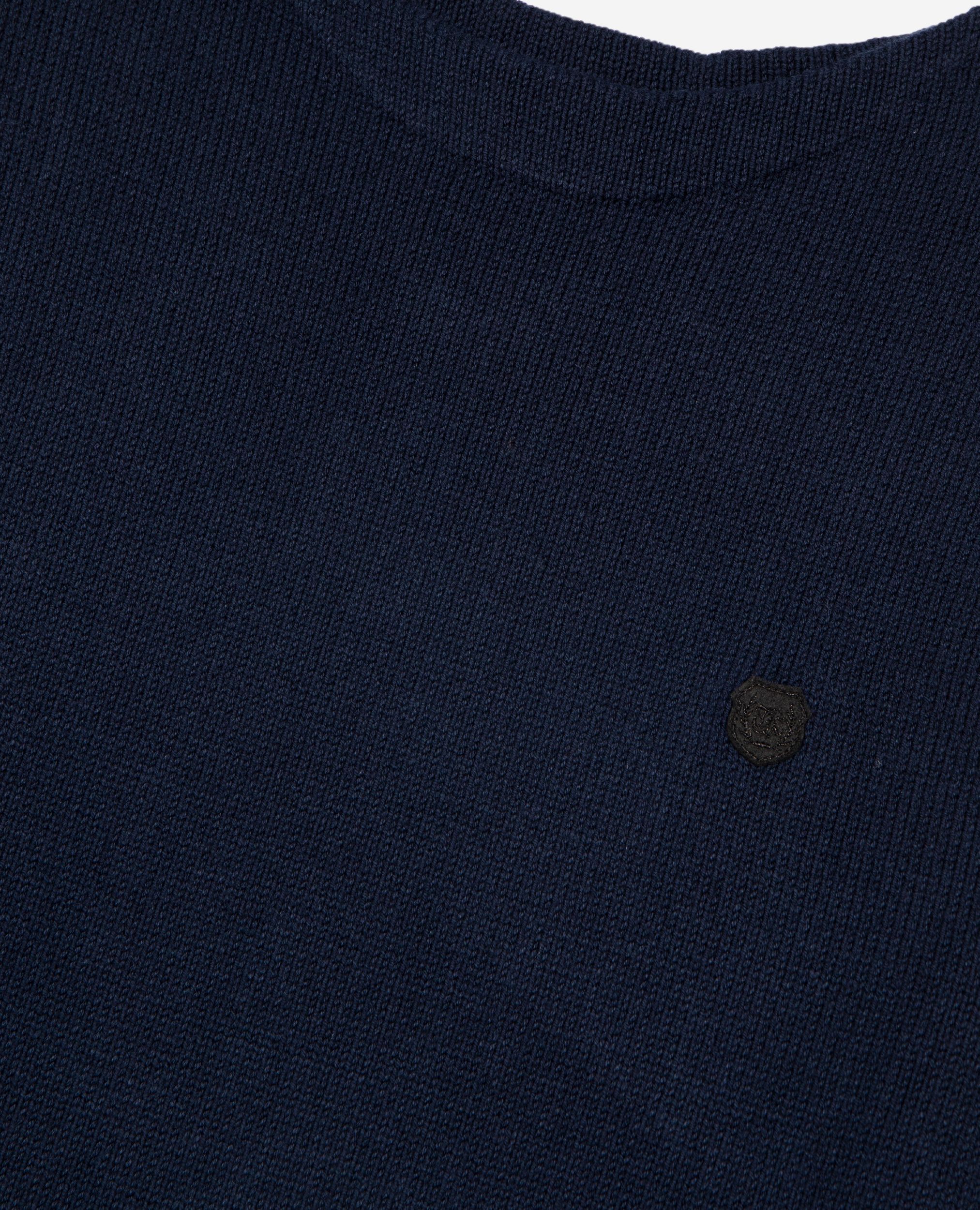 Pull col bateau marine, NAVY, hi-res image number null