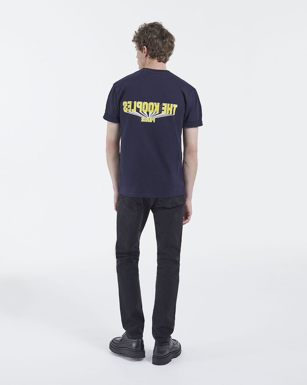The Kooples MEN NAVY the kooples logo t-shirt
