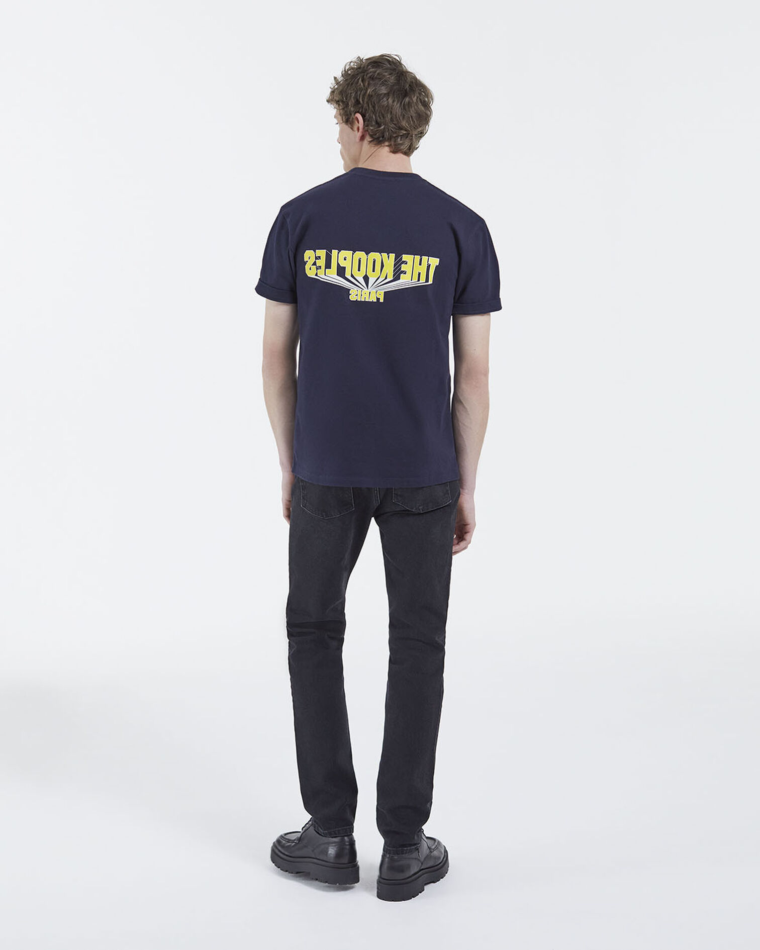 The Kooples logo T-shirt, NAVY, hi-res image number null