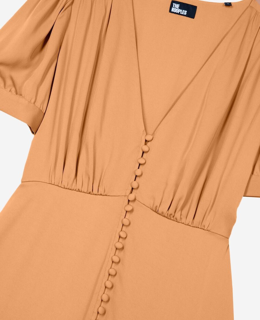 The Kooples F CAMEL light orange short dress