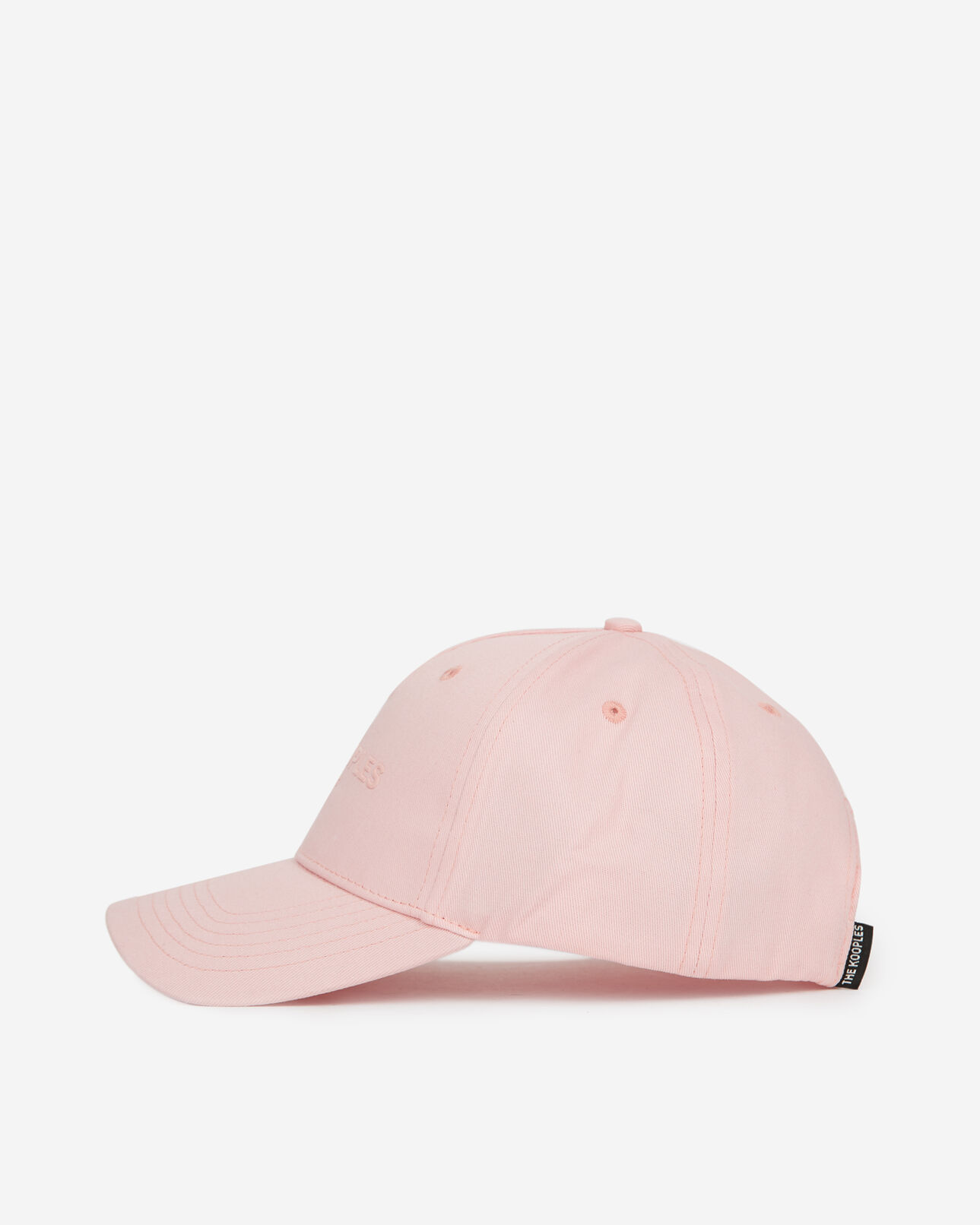 The Kooples HERREN PINK rosa kappe aus baumwolle mit logo