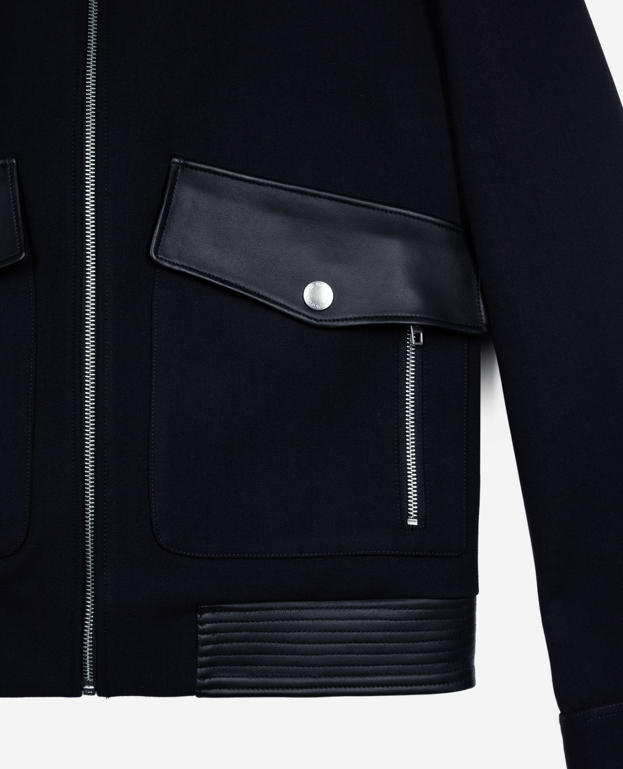 Navy blue wool jacket, NAVY, hi-res image number null